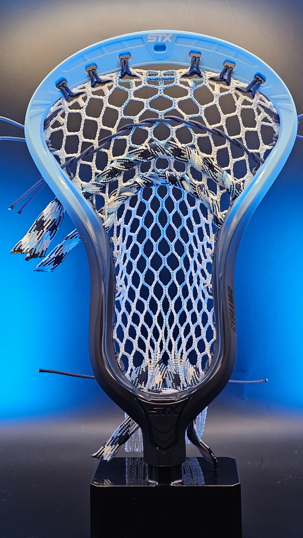 STX Stallion 1K Navy on Lt. Blue