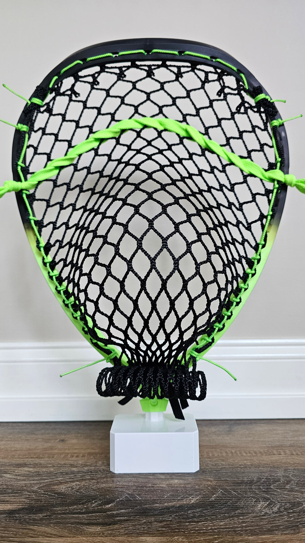 Warrior Nemesis Goalie Black to Neon Green
