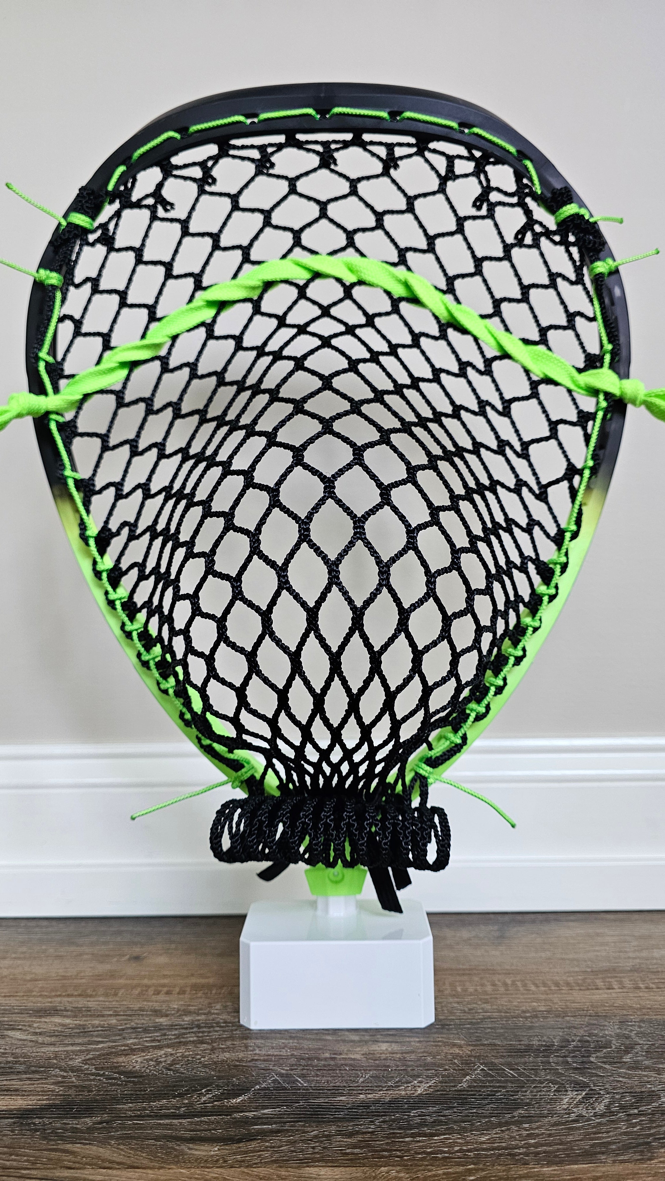 Warrior Nemesis Goalie Black to Neon Green