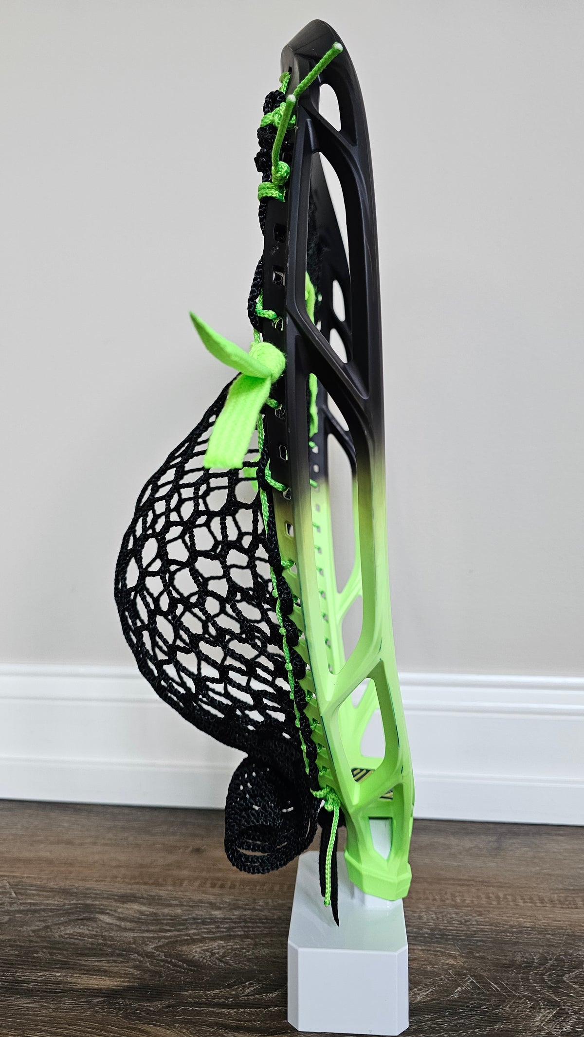 Warrior Nemesis Goalie Black to Neon Green