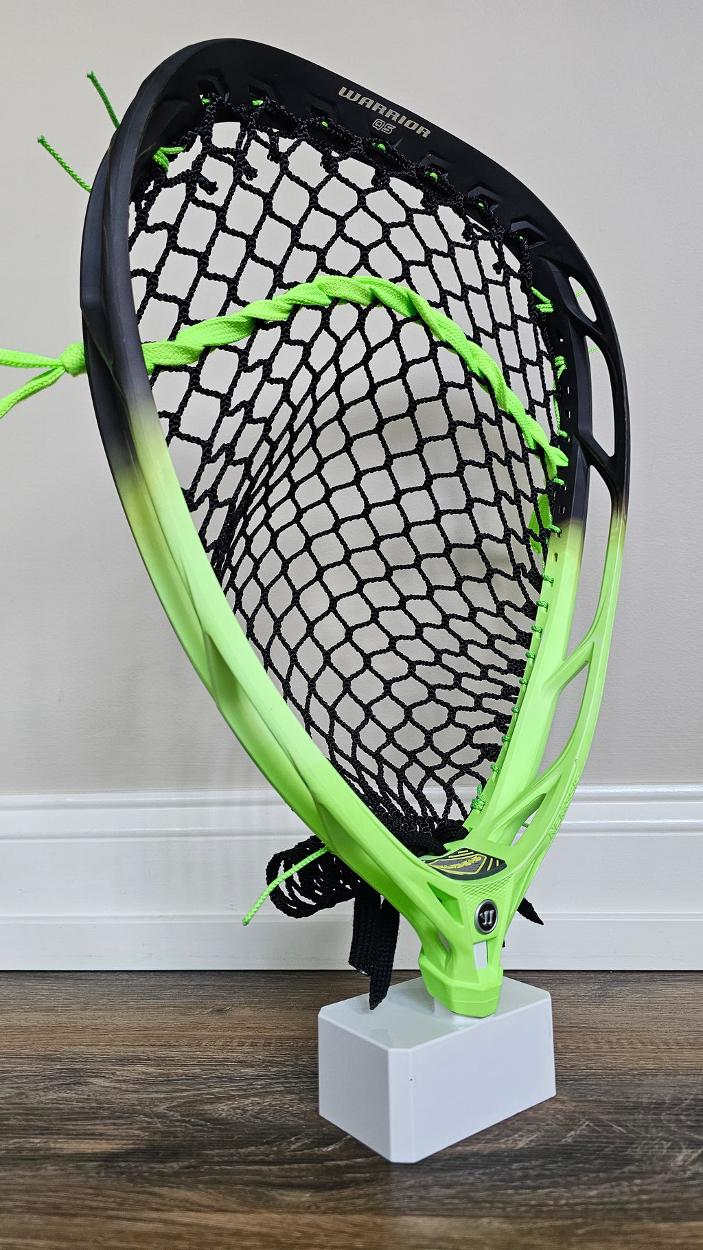 Warrior Nemesis Goalie Black to Neon Green